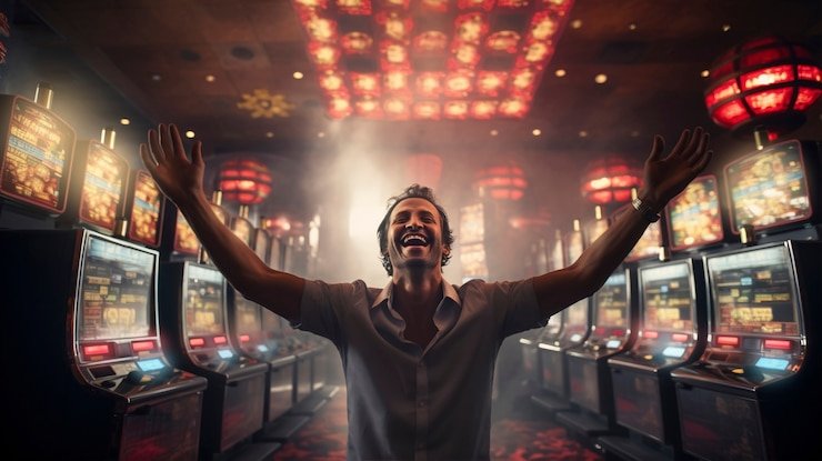 Studio dealer langsung Caribbean Stud Poker bandicoot dengan broadcast multi-kamera berkualitas HD